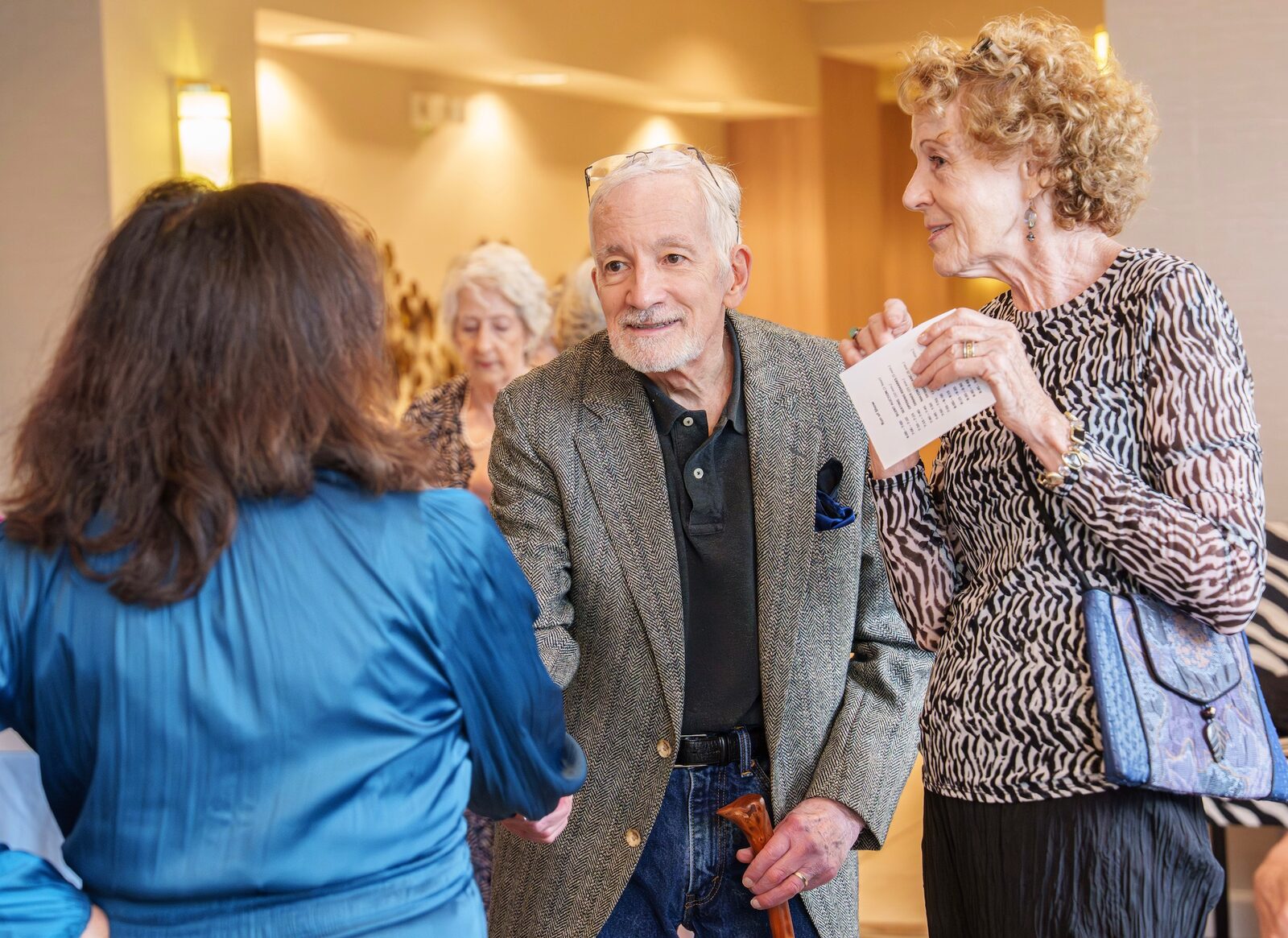 FISH Fling guests enjoying conversation